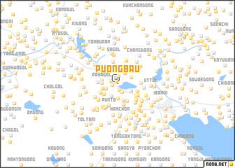 map of Puŏngbau