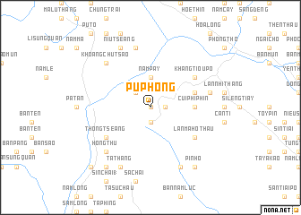 map of Pú Phong