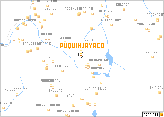 map of Puquihuayaco