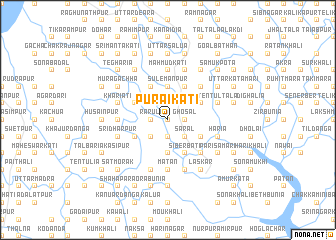 map of Purāikāti