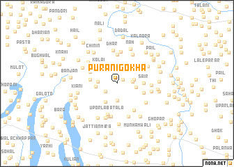 map of Purāni Gokha