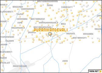 map of Purāni Kandewāli