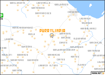 map of Pura y Limpia