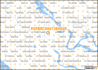 map of Purba Chhutibhāur