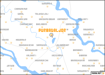 map of Purba Daljor