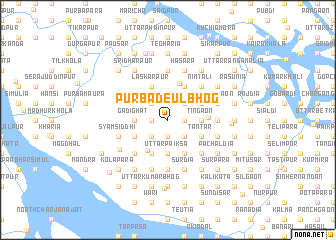 map of Purba Deulbhog