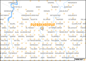 map of Purba Khānpur