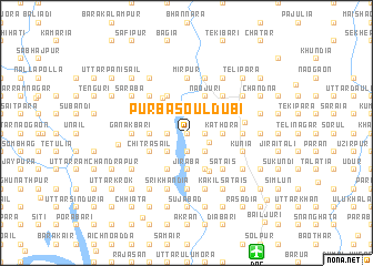 map of Purba Souldubi