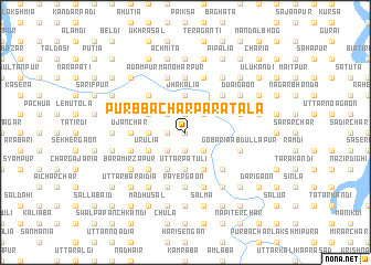 map of Purbba Charparātala
