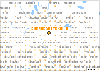 map of Purbba Dattakhila
