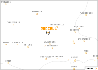 map of Purcell