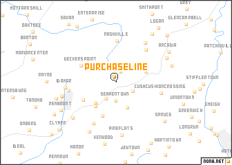 map of Purchase Line