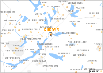 map of Purdys