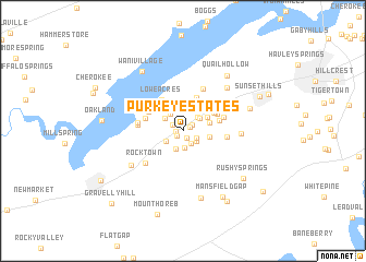 map of Purkey Estates