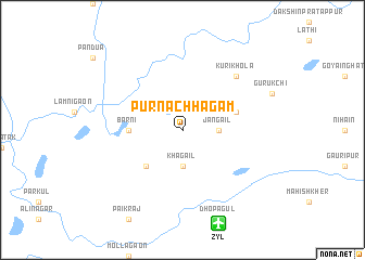 map of Purnāchhagām