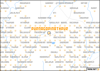 map of Purna Gopīnāthpur