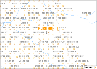 map of Purnāmāti