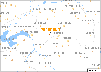 map of Puroagua