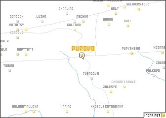 map of Purovo