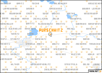 map of Purschwitz