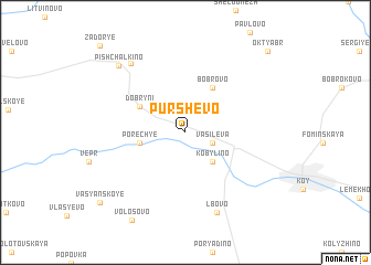 map of Purshevo