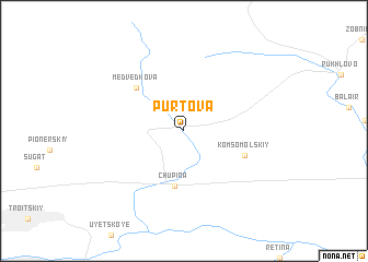 map of Purtova