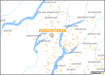 map of Puru ka Tānda