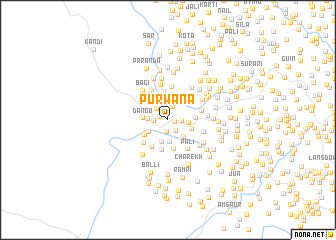 map of Purwāna