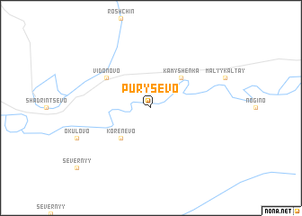 map of Purysevo