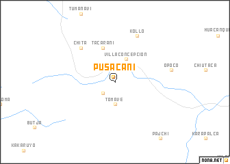 map of Pusacani