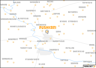 map of Pushkari