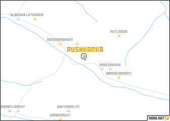 map of Pushkarka