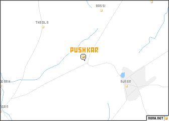 map of Pushkar