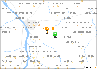 map of Pusini