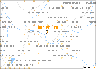 map of Pusir Chico