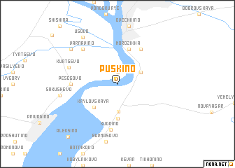 map of Puskino