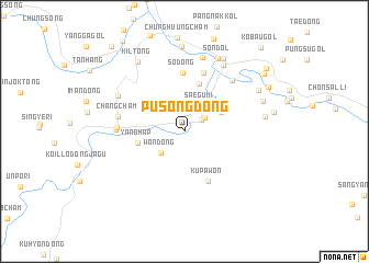 map of Pusŏng-dong