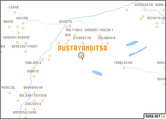 map of Pustaya Mditsa
