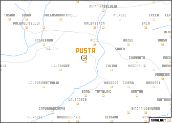 map of Pusta