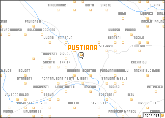 map of Pustiana
