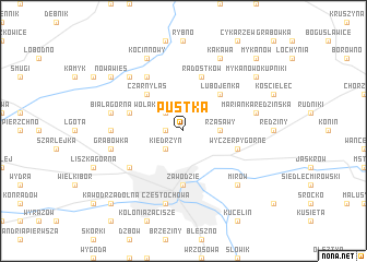 map of Pustka