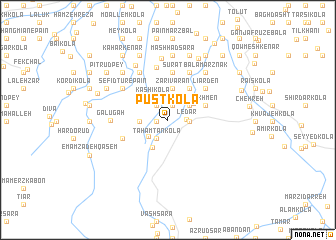 map of Pūst Kolā
