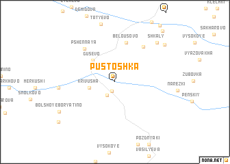 map of Pustoshka