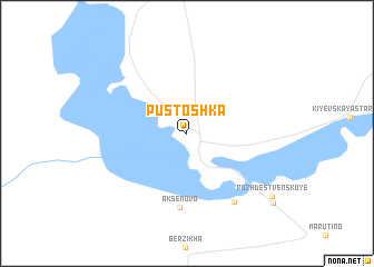 map of Pustoshka