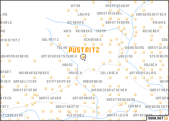 map of Pustritz