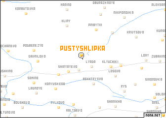 map of Pustyshlipka