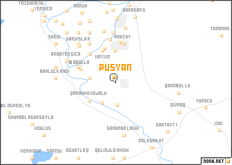 map of Püsyan