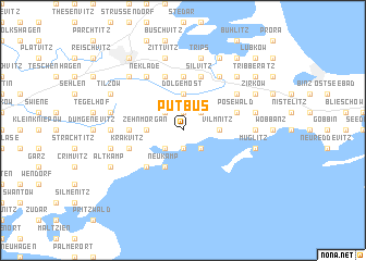 map of Putbus