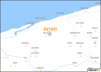 map of Puteri