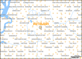 map of Putiājuri